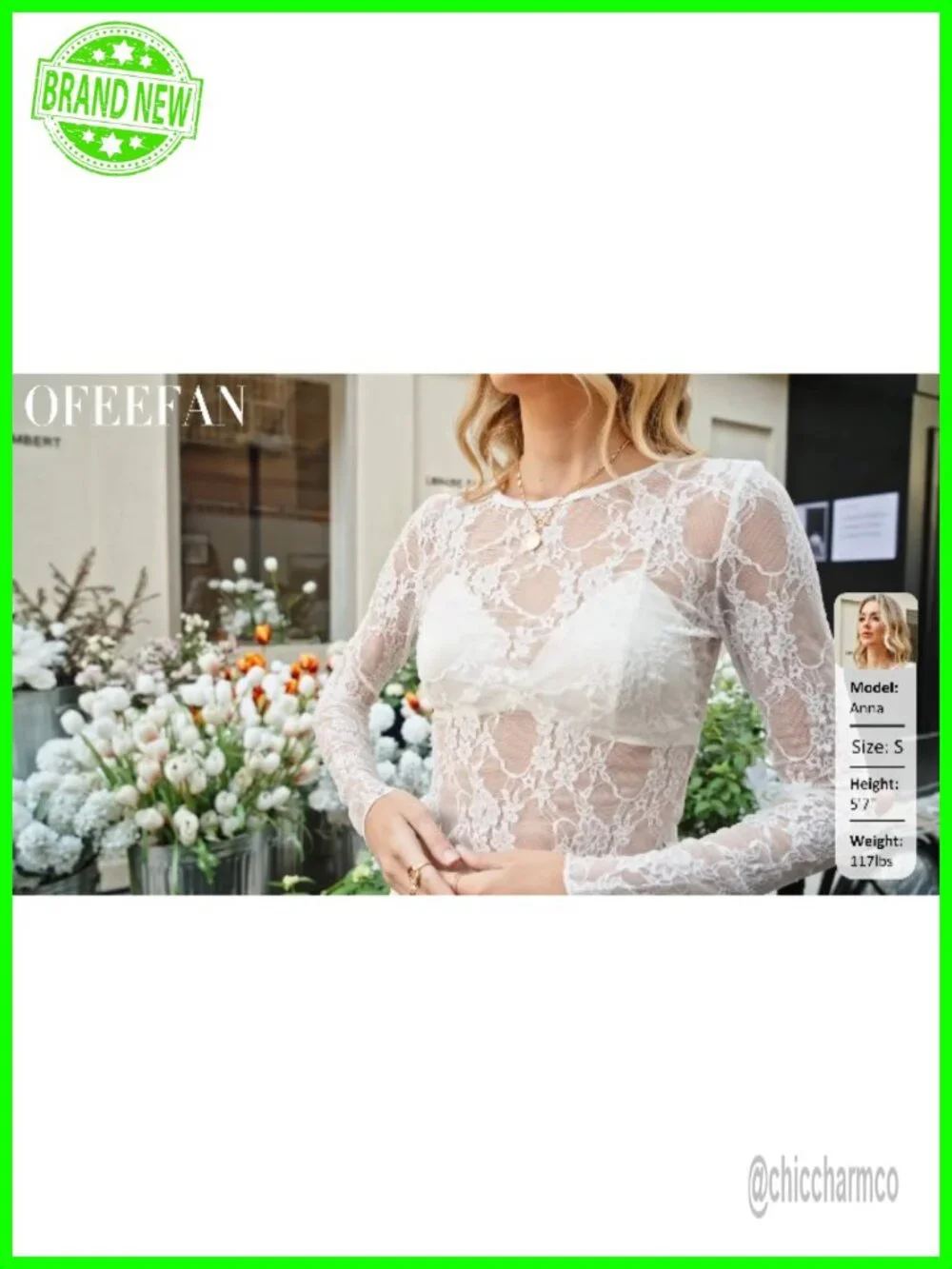 Womens Mesh Lace Long Sleeve Blouse Slim Fit See Through Top Layering